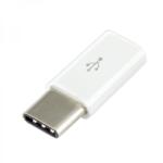 SBOX Преходник Sbox AD. USB-C-W, от USB Type C(м) към USB Micro B(ж), бял (AD.USB-C-W)