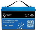 Ultimatron Acumulator litiu LiFePO4, BMS, Bluetooth, Ultimatron 12V-100Ah (UBL-12-100)