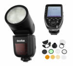 Godox Kit Accesorii Blit Godox Speedlite V1 + Transmitator X-Pro, Canon Blitz aparat foto