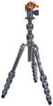 3 Legged Thing Kit Trepied 3 Legged Thing Leo 2.0 Carbon & AirHed Pro LV, Grey - vivomag