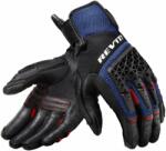 Rev'it! Gloves Sand 4 Black/Blue 2XL Mănuși de motocicletă (FGS173-1300-XXL)