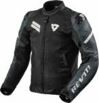 Rev'it! Jacket Apex Air H2O Black/White S Geacă textilă (FJT291-1600-S)