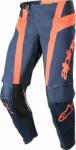 Alpinestars Techstar Arch Pants Night Navy/Hot Orange 32 Motocross pantaloni (3721023-7141-32)