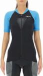 UYN Granfondo OW Biking Lady Shirt Short Sleeve Jersey Blackboard/Danube Blue XS (O101972-B788-XS)