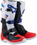 Alpinestars Tech 3 Boots White/Bright Red/Dark Blue 40, 5 Cizme de motocicletă (2013018-2307-7)