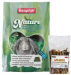 Beaphar Nature Rabbit Super Premium állateledel 3kg + Gallyak rágcsálóknak 100g