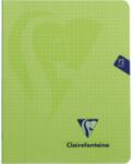 Clairefontaine Mymesys tűzött füzet, A5, 36 oldal, négyzetrácsos, 16.5x21cm, zöld (CAI244MatematicaV)