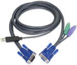 Inter-Tech Switch KVM Inter-Tech 88887057 2 port-uri VGA si PS2 1 port USB 10m (88887057)