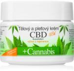 Bione Cosmetics Cannabis CBD Cremă nutritivă pentru față și corp cu CBD 260 ml
