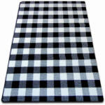 My carpet company kft Sketch szőnyeg - F759 krém/fekete- Rács 140x190 cm (GR1690)