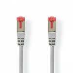 Nedis Cat 6 kábel | RJ45 Dugasz | RJ45 Dugasz | S/FTP | 0.50 m | Kerek | PVC | Szürke | Papírfüles (CCGT85221GY05)