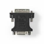 Nedis DVI adapter | DVI-D 24+1-Érintkezős Dugasz | VGA Aljzat | Nikkelezett | Egyenes | PVC | Fekete | Doboz (CCGB32902BK)