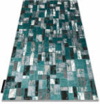 My carpet company kft Modern De Luxe 6768 Geometriai - Zöld / Antracit 140X190 cm Szőnyeg (GR4610)