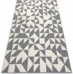 My carpet company kft Szőnyeg SPRING 20414332 háromszögek szizál, hurkolt - szürke / kr (B1247)