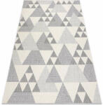 My carpet company kft Szőnyeg SPRING 20409662 háromszögek szizál, hurkolt - krém 140x200 cm (B1259)