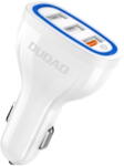 Dudao Incarcator auto Dudao R7S, 3 x USB, Quick Charge 3.0, 18W, alb - pcone