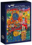 Bluebird Puzzle 1000 db-os puzzle - Hundertwasser - The 30 Days Fax Painting, 1996 (60258) (60258)