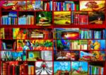 Bluebird Puzzle 90214 - The Library The Travel Section - 1000 db-os puzzle (90214)