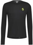 Scott RC Run LS Mens Shirt Black/Yellow XL Tricou cu mânecă lungă pentru alergare