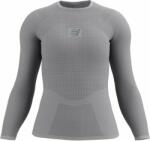 Compressport On/Off Base Layer LS Top W Gri S Lenjerie termică (AW00127B_100_00S)