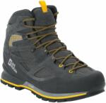 Jack Wolfskin Force Crest Texapore Mid M Black/Burly Yellow XT 44 Pantofi trekking de bărbați (4048012_6055_095)