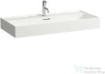 Laufen Kartell 100x46 cm-es csiszolt aljú mosdó LCC bevonattal, fehér H8163374001041 (H8163374001041)