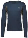 Scott Trail Run LS Mens Shirt Midnight Blue/Copper Orange S Tricou cu mânecă lungă pentru alergare