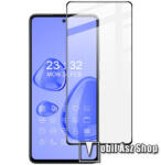 IMAK SAMSUNG Galaxy A53 5G (SM-A536U), IMAK Pro+ üvegfólia, 9H, Full glue, Full cover, Fekete