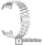  Google Pixel Watch 3 41mm, Watch 2, Watch 1, Fém okosóra szíj, Rozsdamentes acél, Csatos, Ezüst