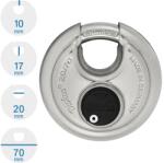 ABUS Diskus 20/70 KA egységkulcsos lakat (088568)