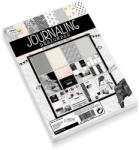 Grafix bv Journaling Design Pad - 24 oldalas kreatív papírlap A5 méretben, kinyomható, 2 oldalas arany, núd, fehér, fekete színek (CR1005/GE)