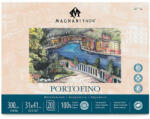 Fedrigoni Magnani Portofino akvarelltömb, 100% pamut, 300 g, 31x41 cm, 20 lap, sima