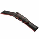 STAILER Premium Max Endurance Sport bőr óraszíj, fekete 22/20 L