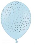 PartyDeco Balon albastru cu buline