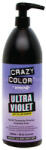 Crazy Color Sampon nutritiv cu pigmenti violeti pentru neutralizarea tonurilor de galben Ultraviolet No Yellow 1000ml (CC002428)