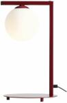 ALDEX 1038B15_1 | Zac Aldex asztali lámpa 39cm vezeték kapcsoló 1x E14 bordó, opál (1038B15_1)