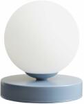ALDEX 1076B16_S | Ball-AL Aldex asztali lámpa gömb 17cm vezeték kapcsoló 1x E14 pasztell kék, opál (1076B16_S)