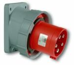 PCE Ipari dugvilla 3P+N+E ráépíthető 63A 400V(50+60Hz) piros műanyag ferde csavaros PCE - 735-6 (735-6)