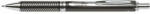Pentel Rollertoll, 0, 35 mm, nyomógombos, fekete tolltest, PENTEL "EnerGel BL-407" kék (BL407A-A)