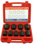 Genius Tools Légkulcsfej készlet 3/4" 9 db 19-36 mm metrikus rövid 6 l. Genius (IS-609E)