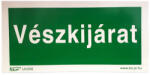Kö-Jó Tábla utánvilágítós öntapadós Vészkijárat 200x100 UV200 (MJ012)
