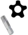 Genius Tools Bit ötágú torx T-50 30 mm lyukas Genius (5050)