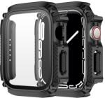 Phoner Armor Apple Watch szilikon tok, 41mm, fekete - speedshop