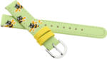 JVD Curea din piele JVD 15mm, verde, pentru copii