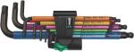 Wera Set de 9 chei imbus, Hex-Plus, 1.5-10 mm, multicolor, Wera 950/9 (05022089001) Cheie imbus