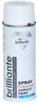 BRILLIANTE Vopsea Spray Alb Clasic Mat (Ral 9003) 400 Ml Brilliante - uleideulei