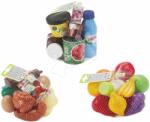 Ecoiffier Élelmiszerek hálóban Food Net Écoiffier gyümölcsök zöldségek édességek sütik élelmiszerek játékkonyhába 18 hó-tól (ECO16230)