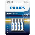 Philips Ultra Alkaline AAA LR03 Mikro Elem x 4 db (PU-LR03-B4)