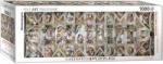 EUROGRAPHICS - Puzzle Michelangelo: The Sistine Chapel Ceiling - 1 000 piese