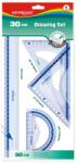 Keyroad Vonalzó készlet 30 cm, 4 db/bliszter Keyroad (KR971429) - nyomtassingyen